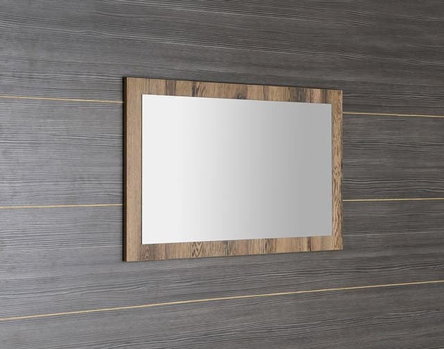 TREOS lustro w ramie 110x50cm, dąb Collingwood