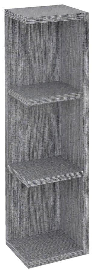 RIWA regał 20x70x15cm, lewa/prawa, dąb srebrny