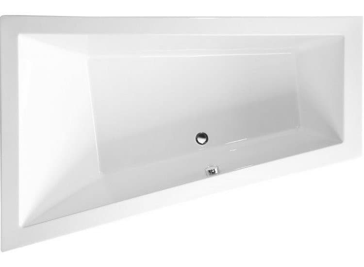 TRIANGL L SLIM wanna asymetryczna 180x120x50cm, biała