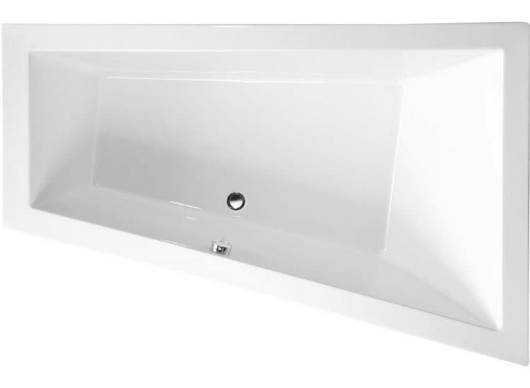 TRIANGL R SLIM wanna asymetryczna 180x120x50cm, biała