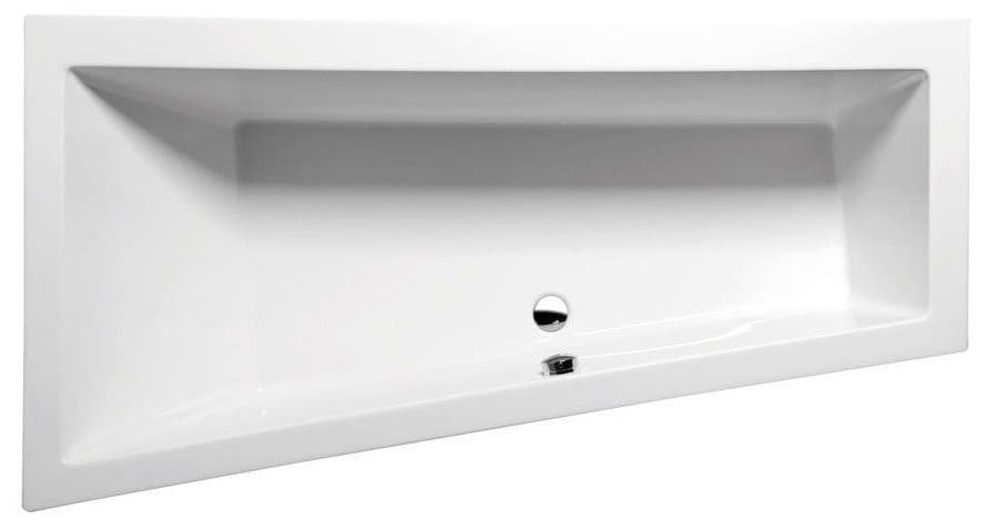 ANDRA L SLIM wanna asymetryczna 170x90x45cm, biała