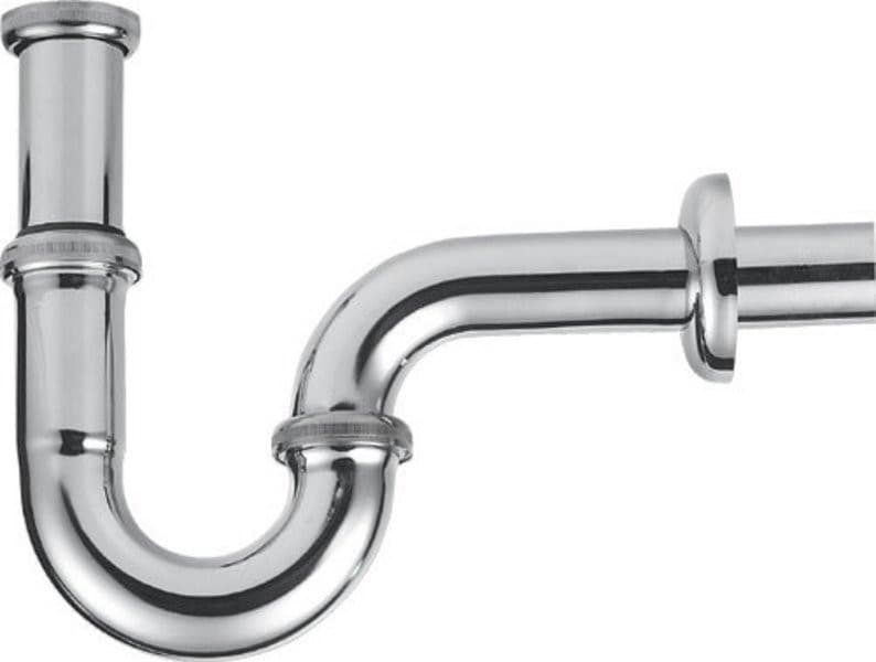 Syfon umywalkowy 5/4&quot;, odpływ 32 mm, chrom