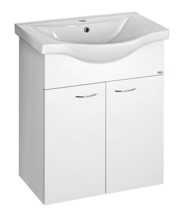 KERAMIA FRESH szafka umywalkowa 60,6x74x34cm, biała