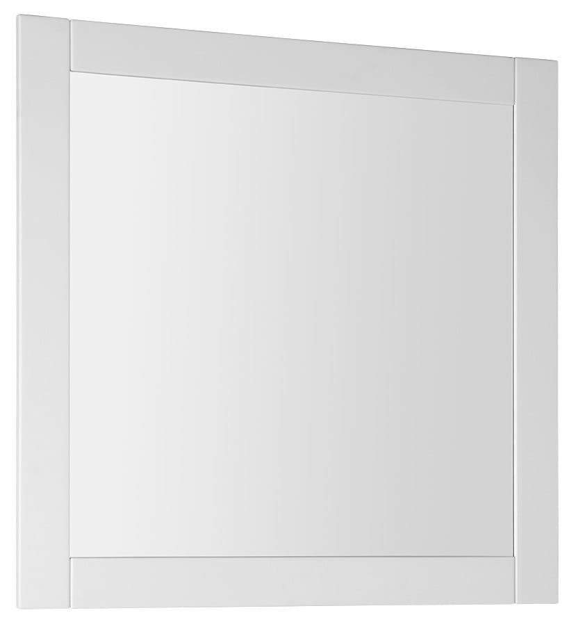 FAVOLO lustro w ramie 80x80cm, biały mat
