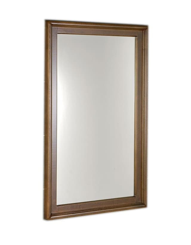 RETRO lustro w drewnianej ramie 70x115cm, buk