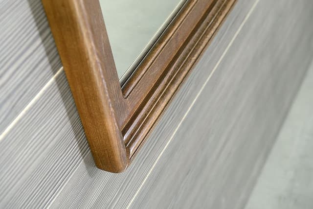 RETRO lustro w drewnianej ramie 70x115cm, buk