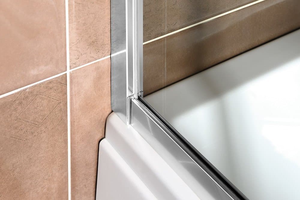 DEEP drzwi prysznicowe 1200x1650mm, szkło czyste