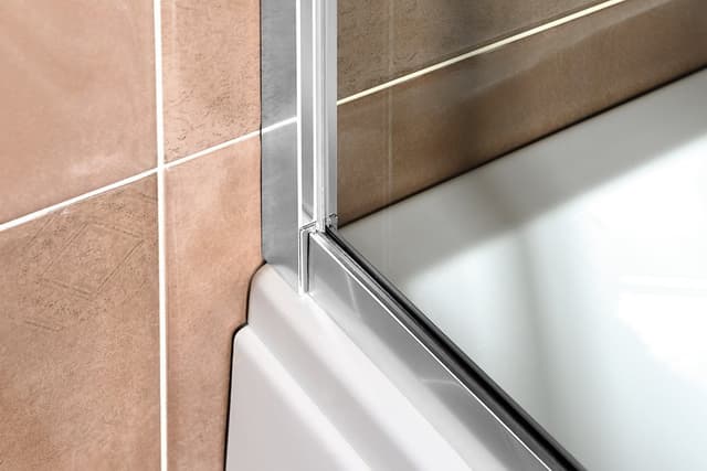 DEEP drzwi prysznicowe 1200x1650mm, szkło czyste