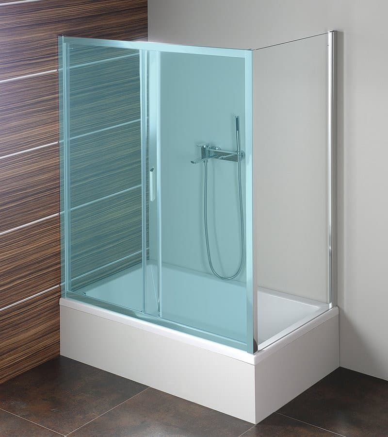 DEEP ścianka boczna 750x1650mm, szkło czyste