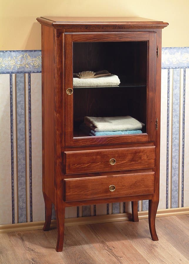 RETRO szafka 60x120x38cm, buk, prawa