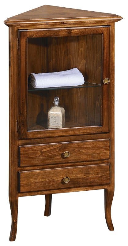 RETRO szafka narożna 60x120x47cm, buk, lewa