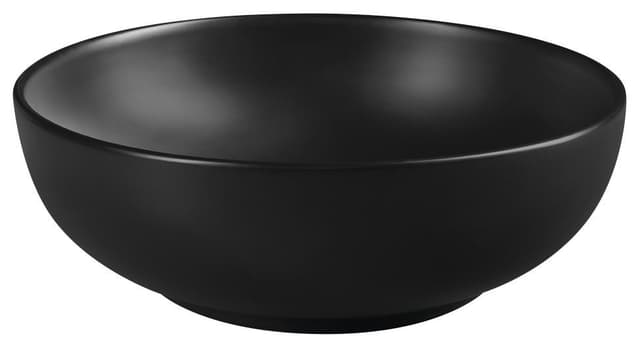 RONDANE umywalka ceramiczna nablatowa Ø 41cm, czarny mat