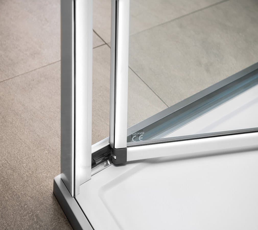 EASY drzwi prysznicowe składane 700mm, szkło czyste
