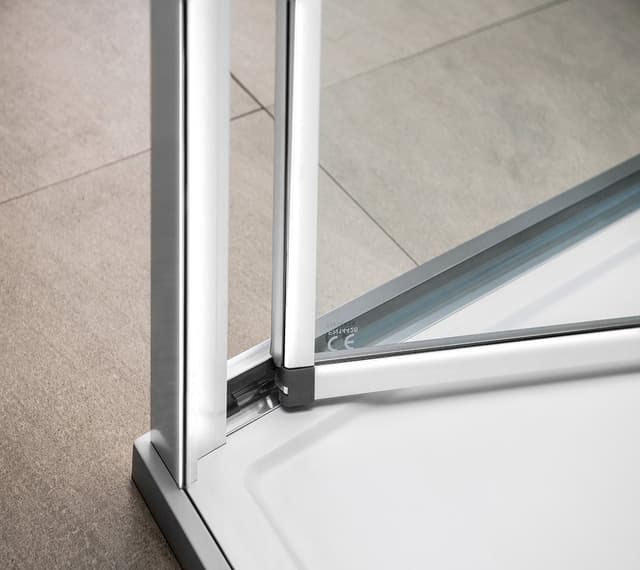 EASY drzwi prysznicowe składane 700mm, szkło czyste
