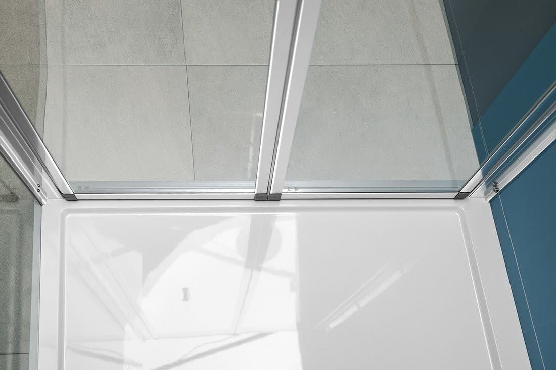 EASY drzwi prysznicowe składane 700mm, szkło czyste