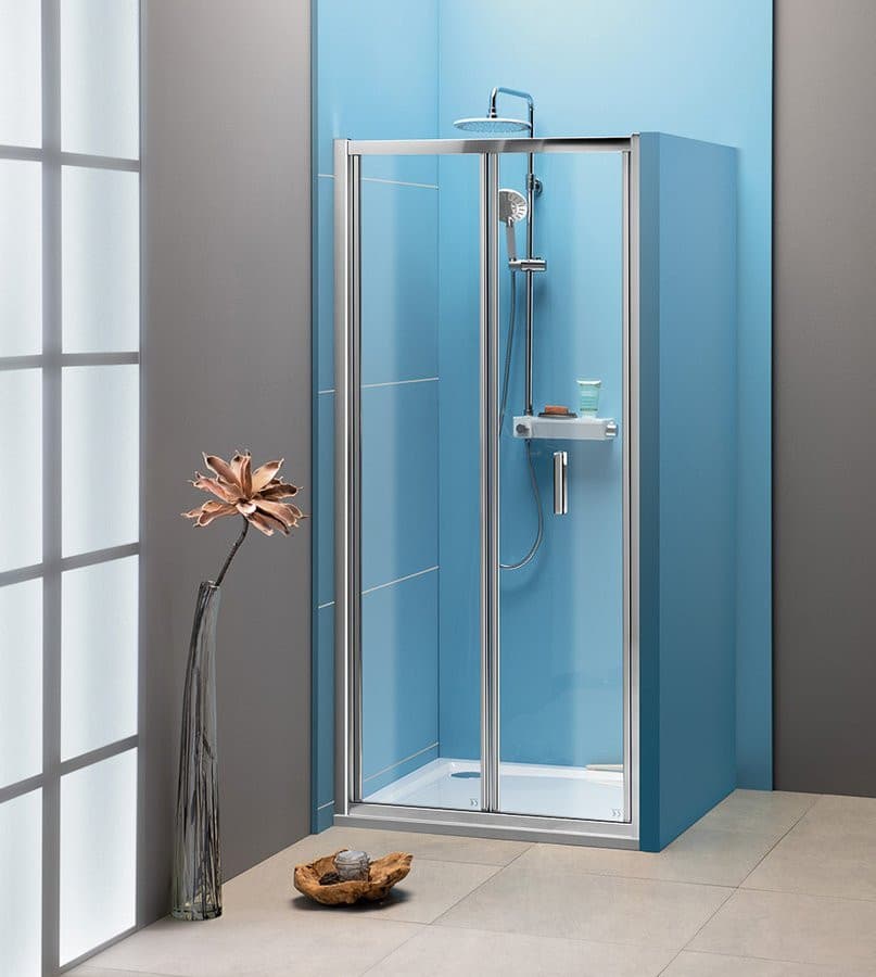EASY drzwi prysznicowe składane 900mm, szkło czyste