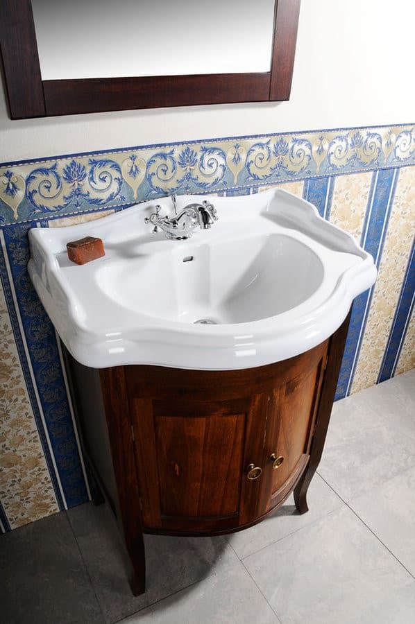 RETRO szafka umywalkowa 60x80x45, buk