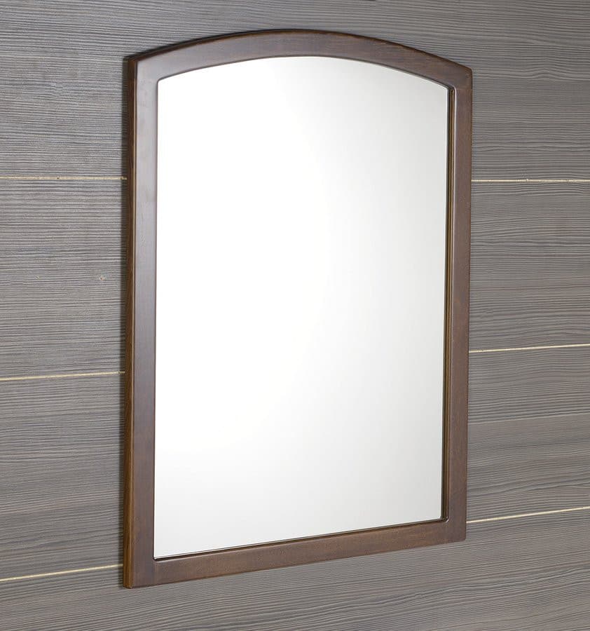 RETRO lustro w drewnianej ramie 65x91cm, buk