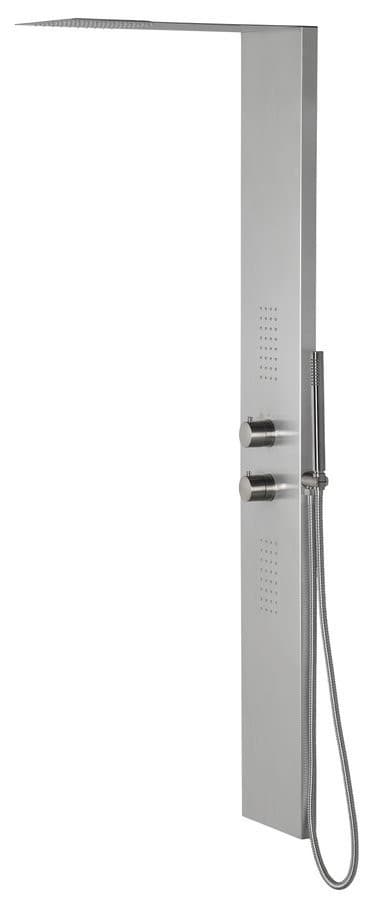 GRACE panel prysznicowy 220x1450mm, stal nierdzewna mat
