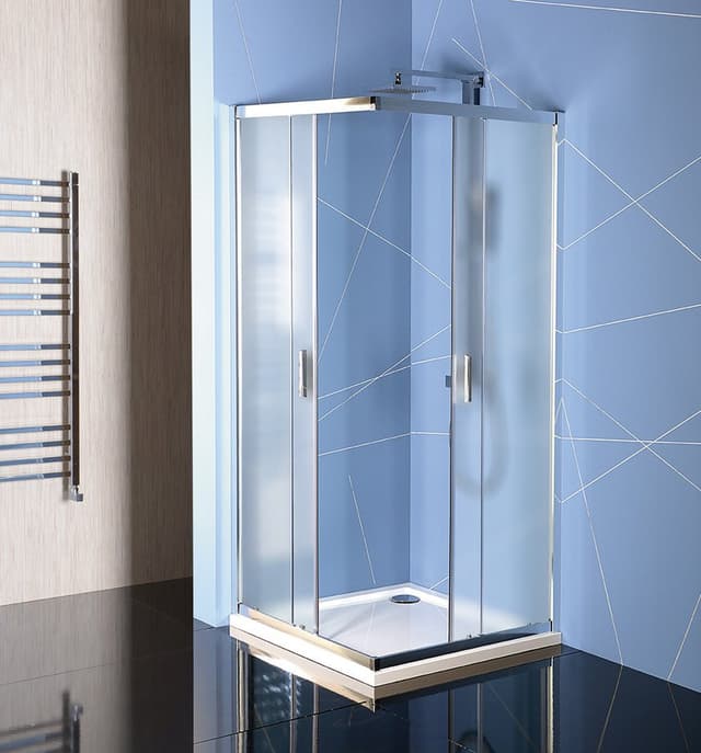 EASY kabina prysznicowa 900x900mm, szkło BRICK
