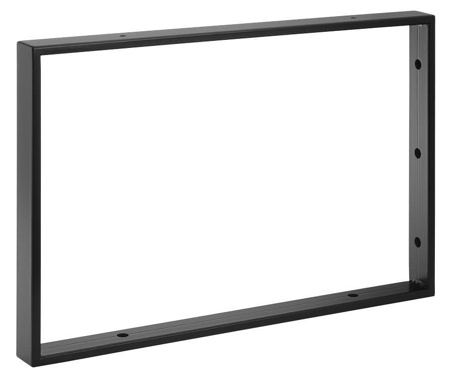 Wspornik 490x330x40mm, stal malowana, czarny mat
