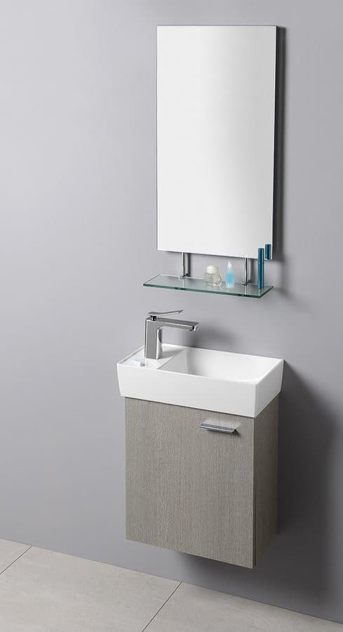 WEGA lustro z półką 50x80cm