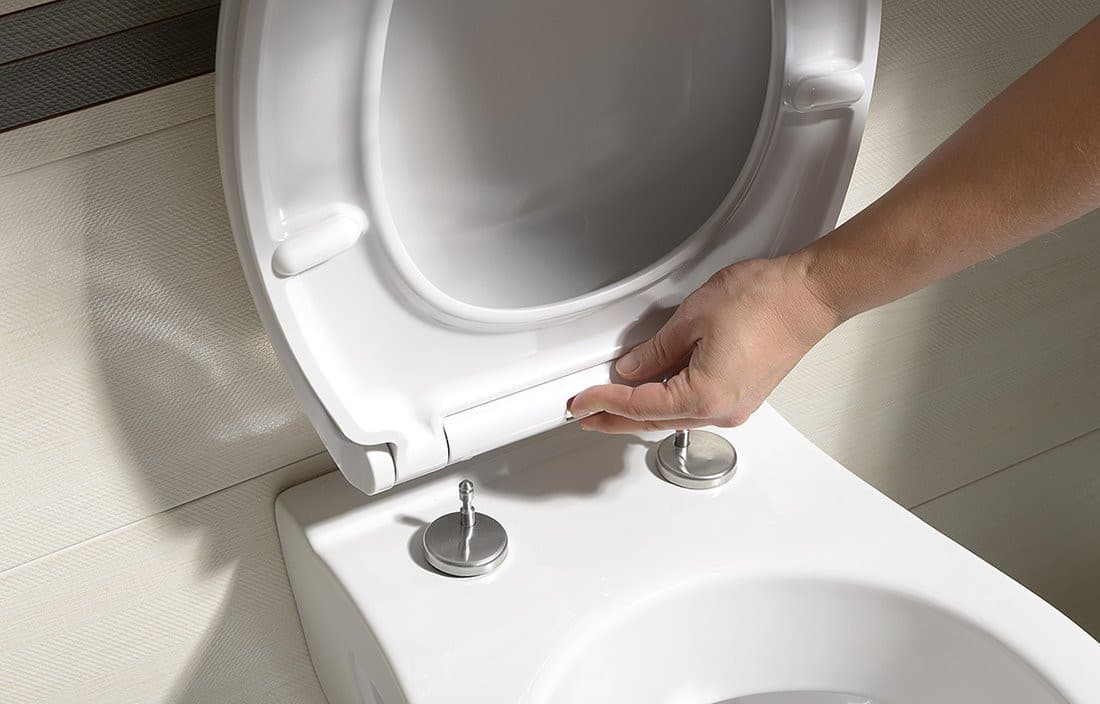 AVVA deska WC, SLIM Soft Close, biały