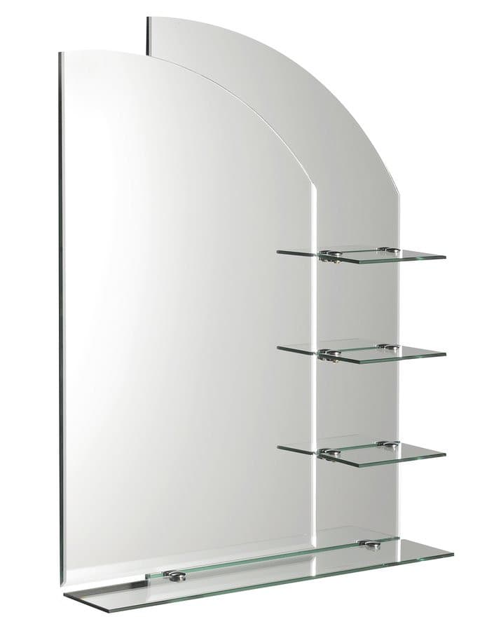 Lustro WEGA z półkami 65x90cm