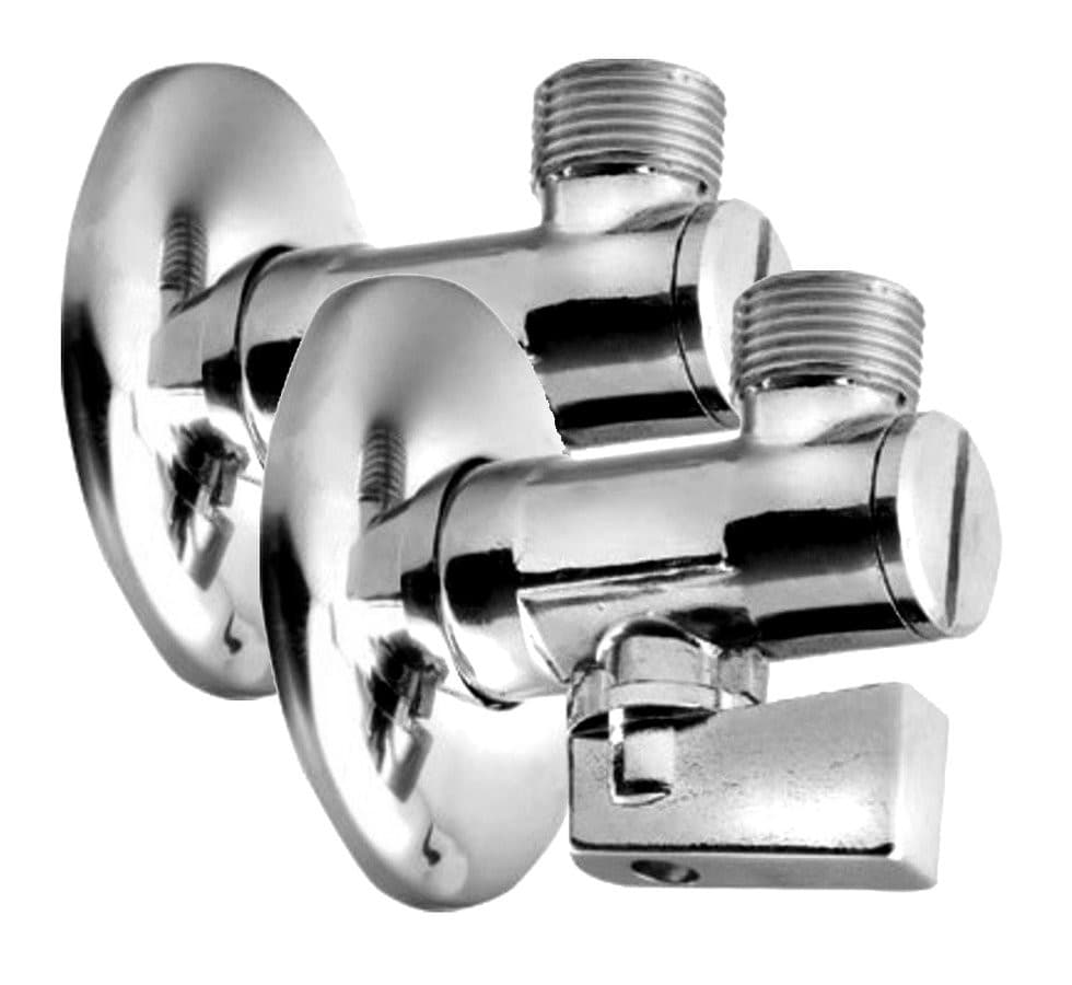Zawór kulowy narożny 1/2 &quot;x3/8&quot;, z filtrem, para, chrom