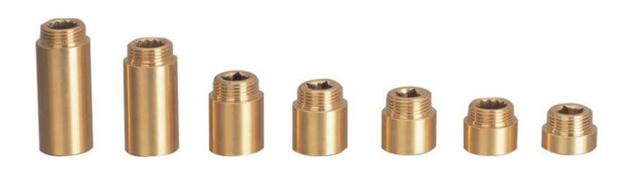 Przedłużka 1/2&quot;x10mm, mosiądz