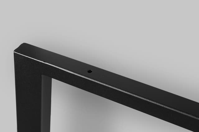 TWIGA wspornik stalowy 100x67cm, czarny mat, 2 szt.