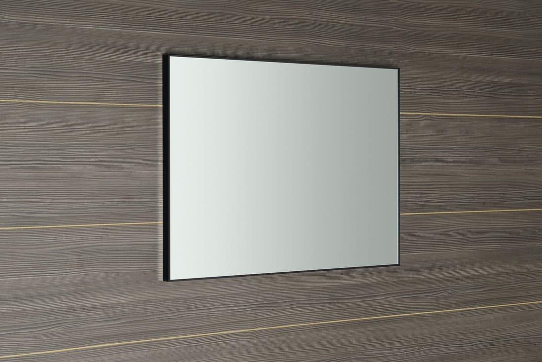 AROWANA Lustro w ramie, 60x80cm, czarny mat