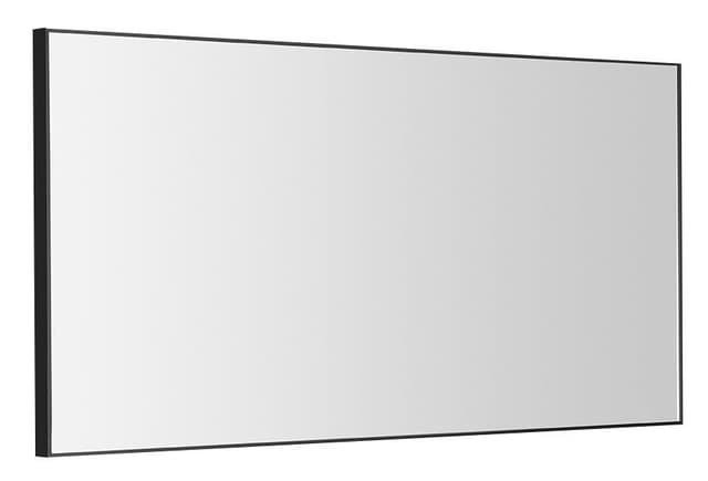 AROWANA lustro w ramie, 100x50cm, czarny mat
