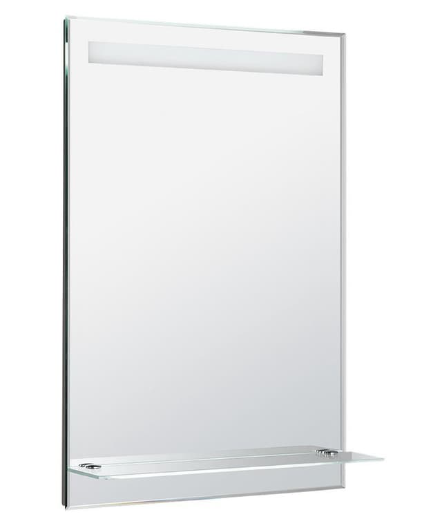 Lustro z oświetleniem LED i półką 60x80cm, wyłącznik