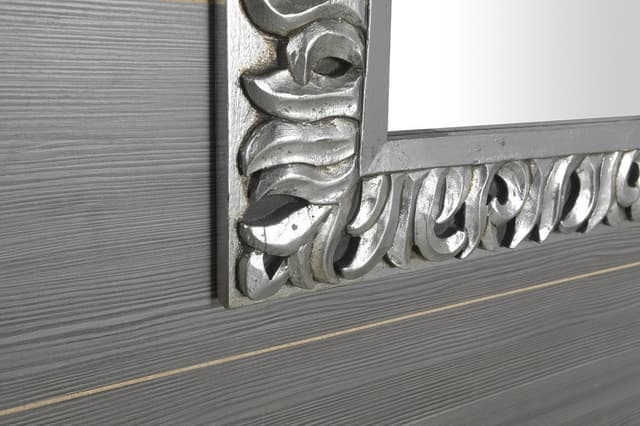 ZEEGRAS Lustro w ramie, 70x100cm, srebro
