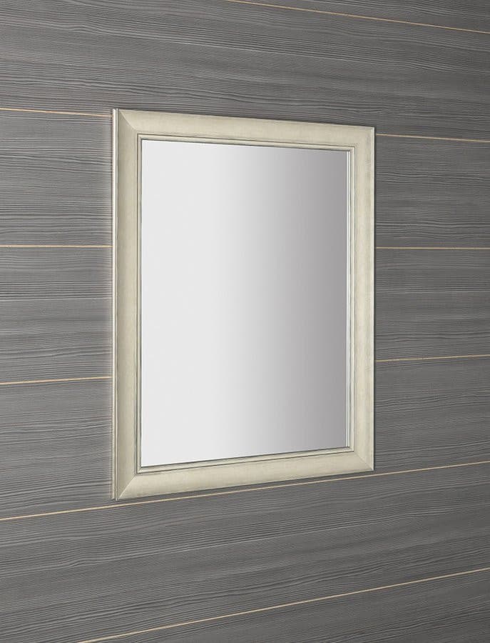 CORONA lustro w drewnianej ramie 72,8x92,8cm, szampan