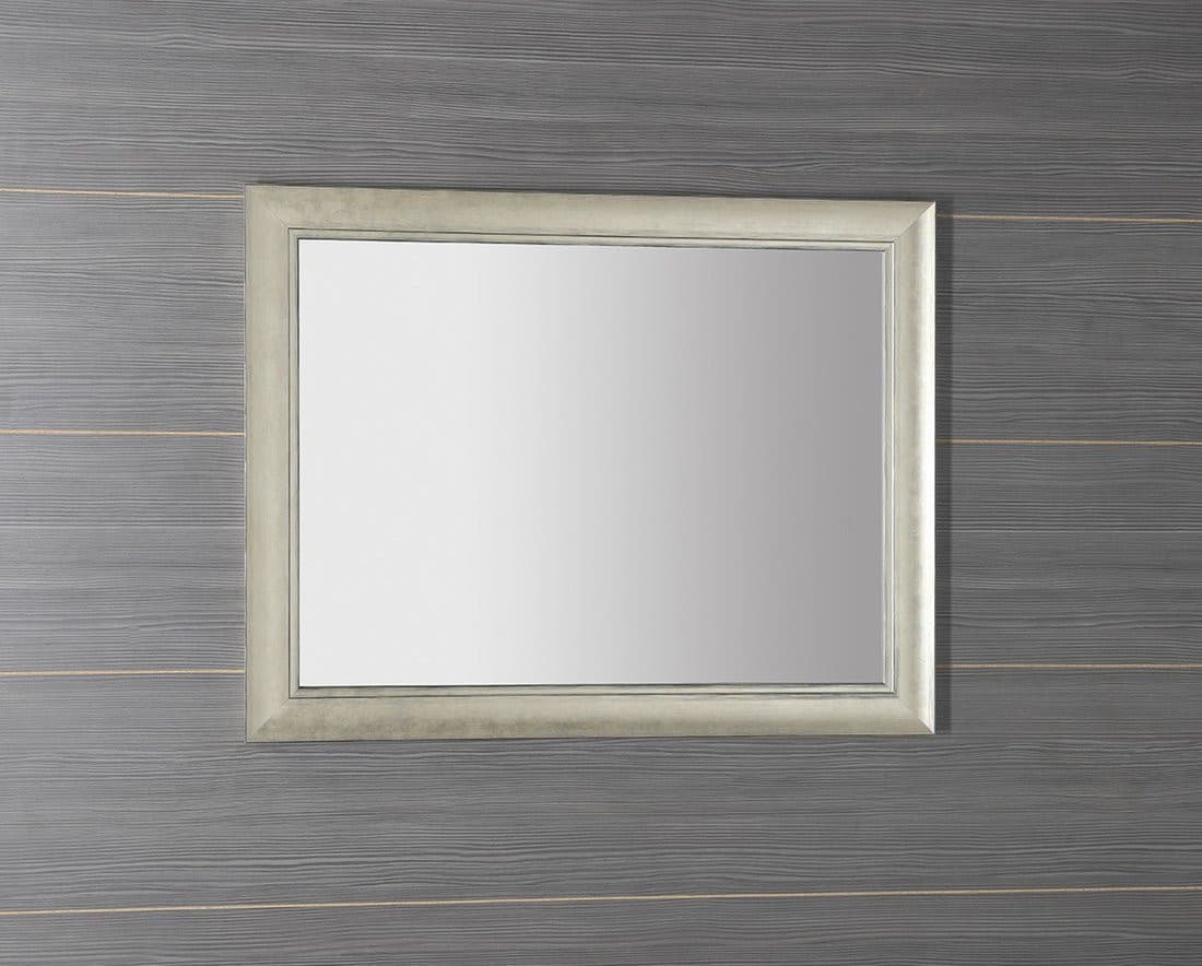 CORONA lustro w drewnianej ramie 72,8x92,8cm, szampan