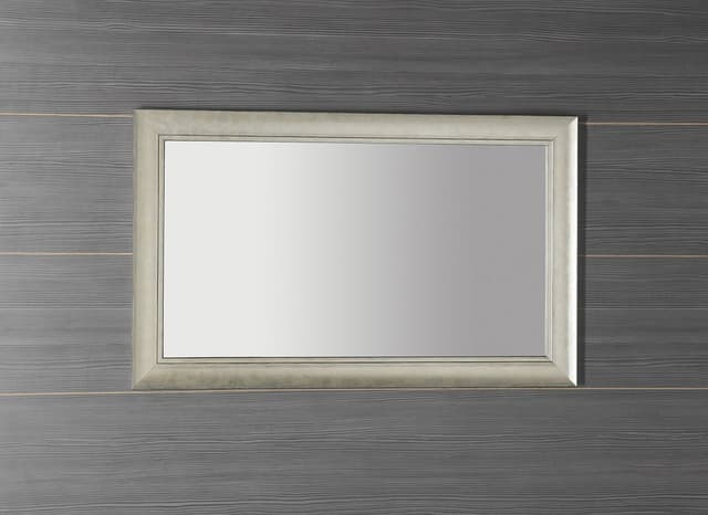 CORONA lustro w drewnianej ramie 62,8x102,8cm, szampan