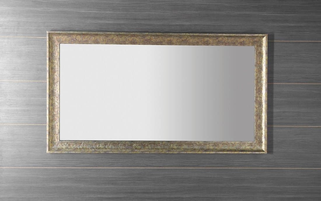 MANTILA lustro w drewnianej ramie 86x156cm, antyczny
