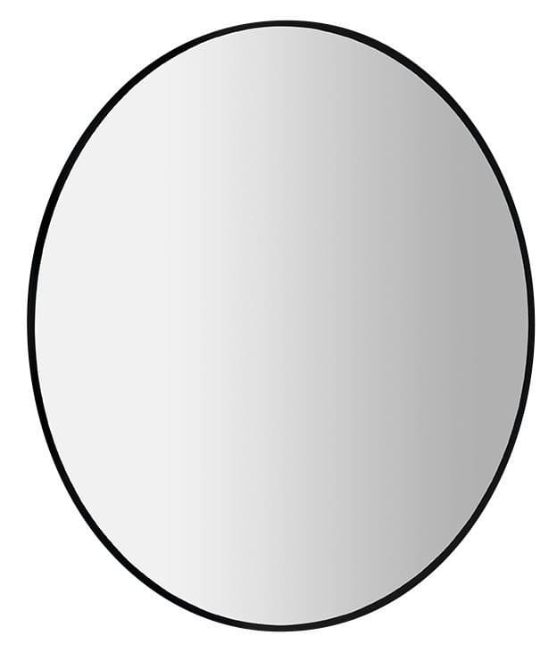 SHARON lustro z podświetleniem LED Ø 80 cm, czarny mat