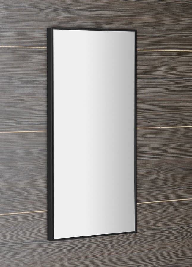 AROWANA Lustro w ramie 35x90cm, czarny mat