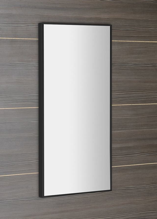 AROWANA Lustro w ramie 35x90cm, czarny mat