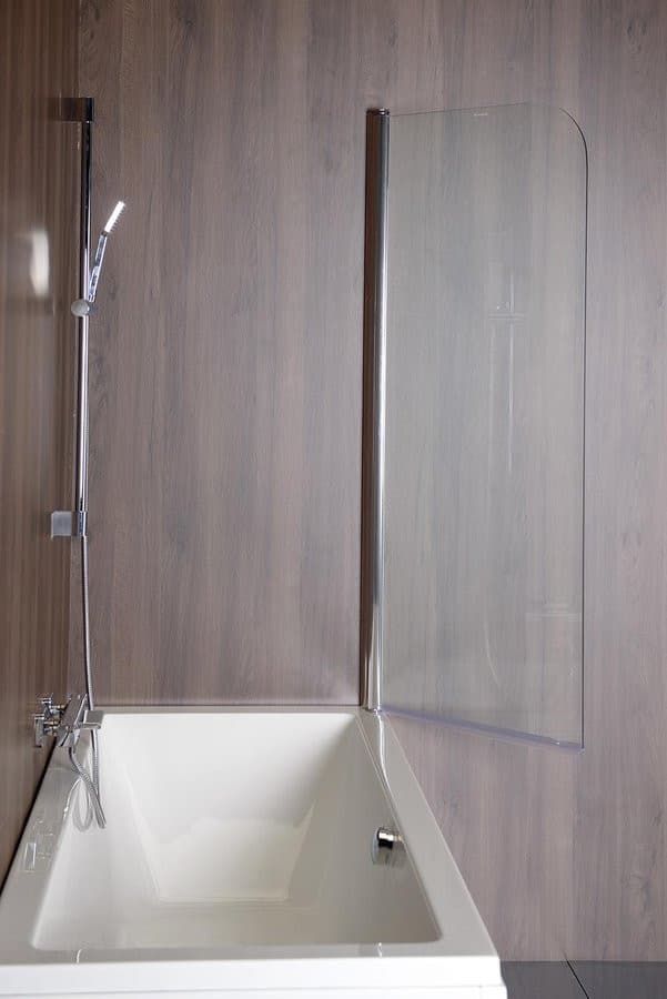 SPERA 65 parawan wannowy 650mm, szkło czyste