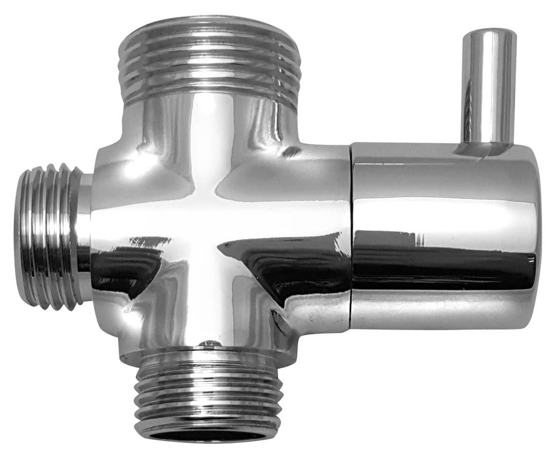 Przełącznik kolumny prysznicowej M1/2&quot;-M1/2&quot;xM3/4&quot;, chrom
