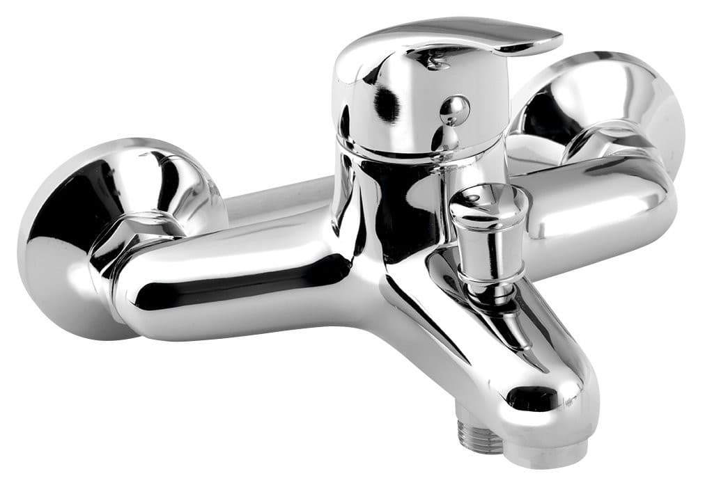 HOFFER bateria wannowa ścienna, rozstaw 150mm, chrom