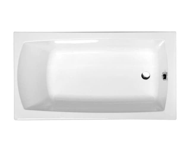 LILY SLIM wanna prostokątna 130x70x39cm, biała