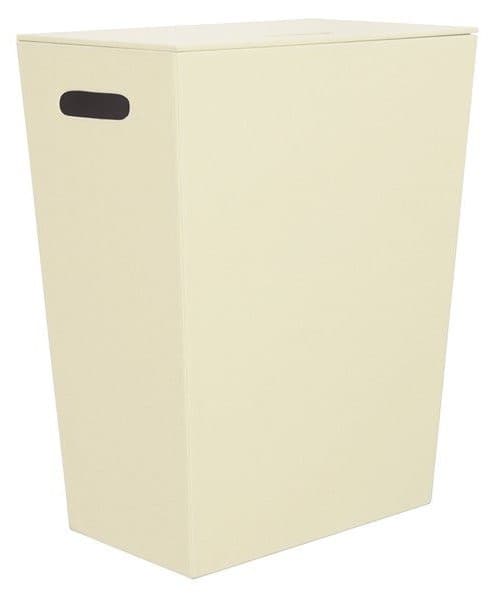 ECO PELLE kosz na pranie 43x48x26cm, kremowy
