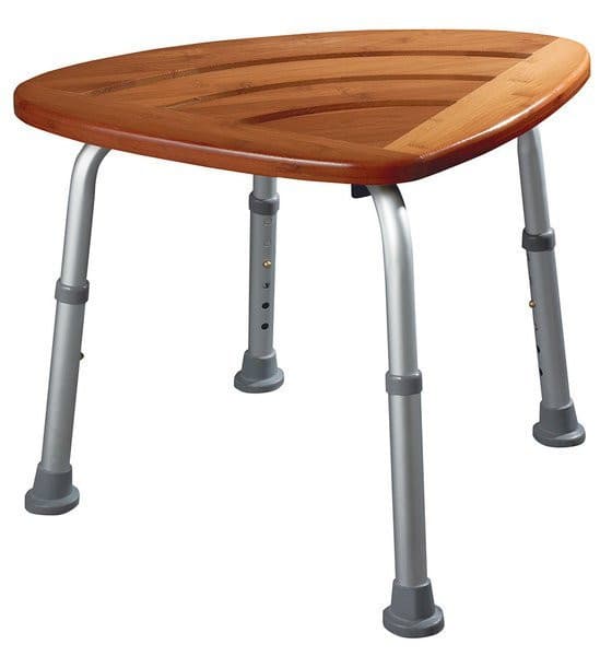 Taboret łazienkowy, bambus