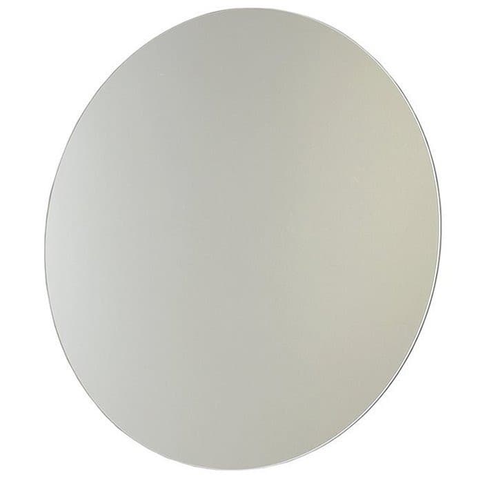 Lustro ze ściętą krawędzią okrągłe ø 80cm, CU free