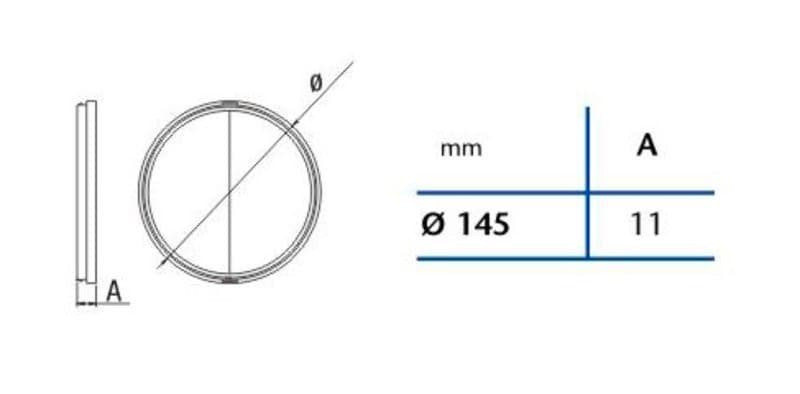 Zawór zwrotny 150mm